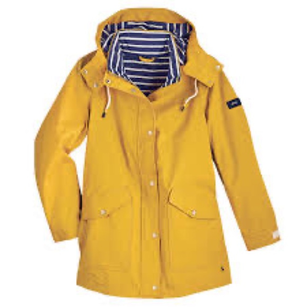 Joules Coast rain jacket in size 8